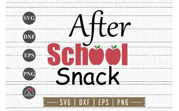 After School Snack SVG Cut File and Welcome to My Back and Ready for Art Class Design: A Digital Creative Resource