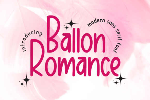 Ballon Romance Font for Friendly Designs