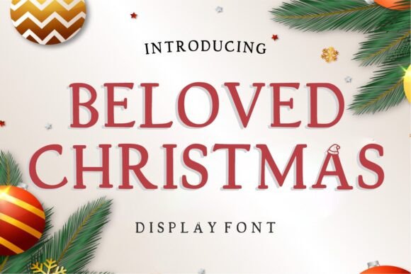 Beloved Christmas: A Chalkboard-Inspired Font for Festive and Educational Creations