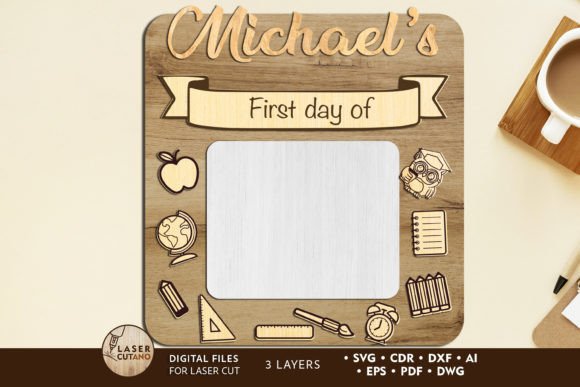 Creating a Personalized First Day of School Sign with a Cut Template