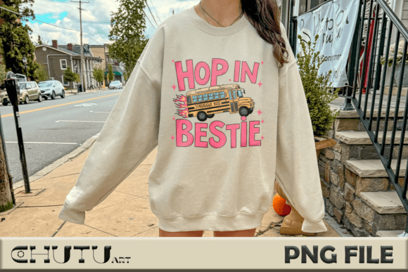 Hop in Bestie - Struggle Bus Fun Design: A Lighthearted Take on Life's Chaos