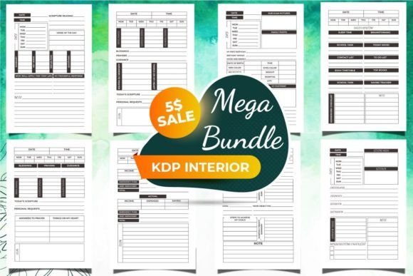 KDP Interior Template Mega Bundle Vol.5: A Complete Guide for Digital Product Creators