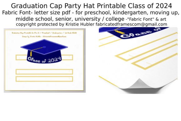Navy Grad Cap Class 2024 White Glitter: A Creative and Personalized Craft for Celebrations