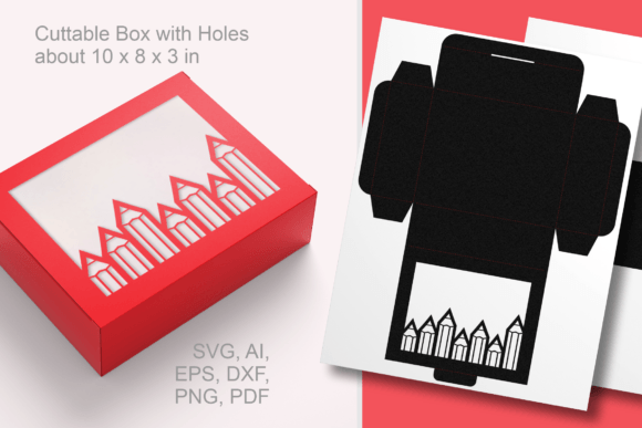Pencils Window 2 Rectangular Favor Box: A Strategic Tool for Creative Packaging and Branding