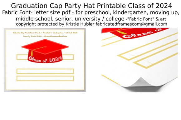 Red Grad Cap Class 2024 White Glitter: A Creative and Practical Craft for Celebrating Milestones