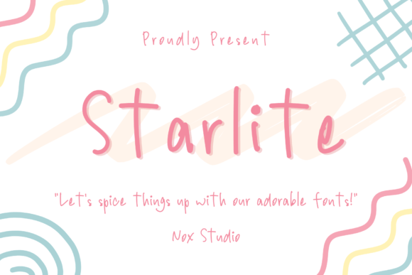 Starlite Font for a Friendly Design Touch