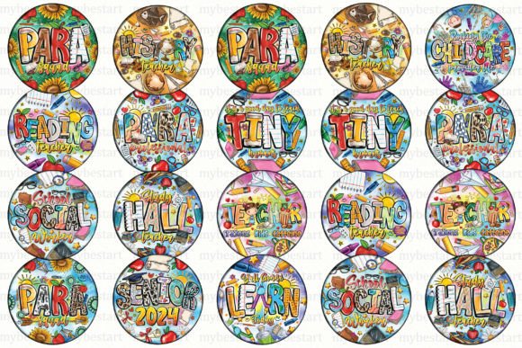 Teacher Car Coaster Bundle Png: A Versatile Design Resource for Sublimation Printing