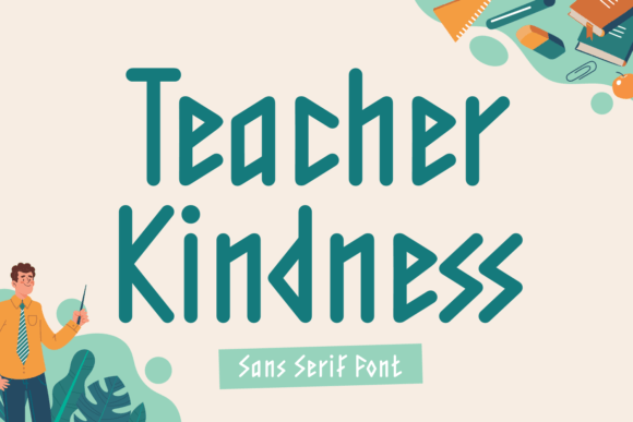 Teacher Kindness: A Font That Captures the Joy of Learning